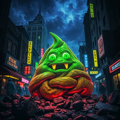 radioactive poop monster