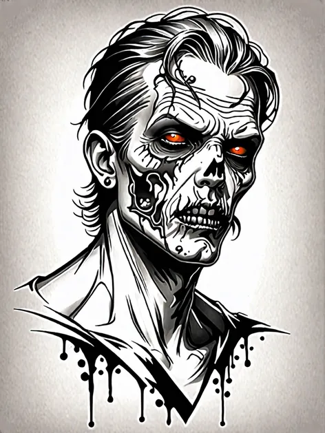 zombie tattoo