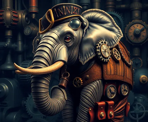 elephant steampunk