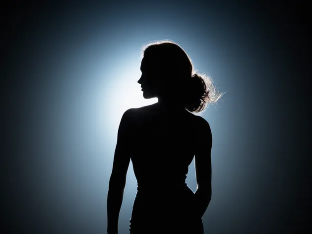 black silhouette woman