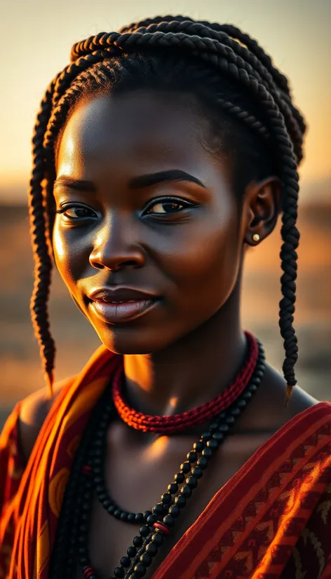 braided hair african