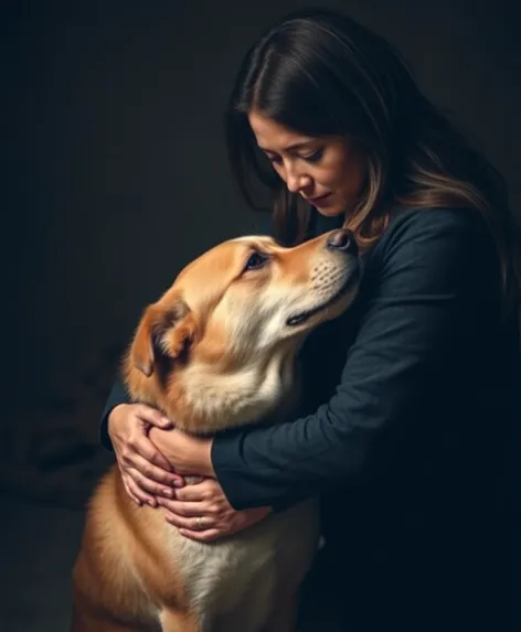 wife knotted by dog