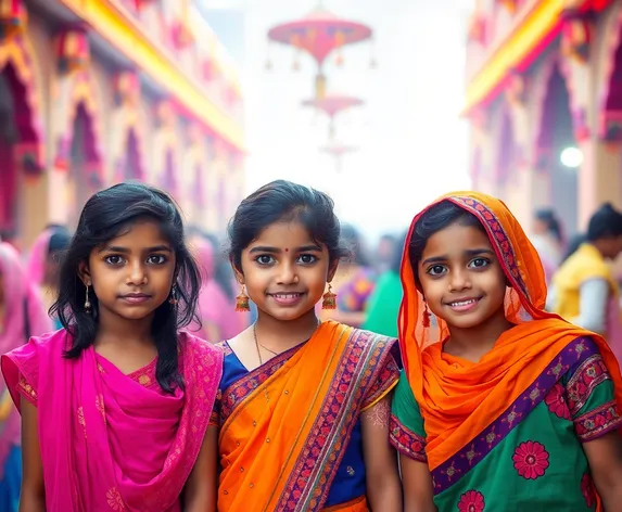 cute indian teenagers