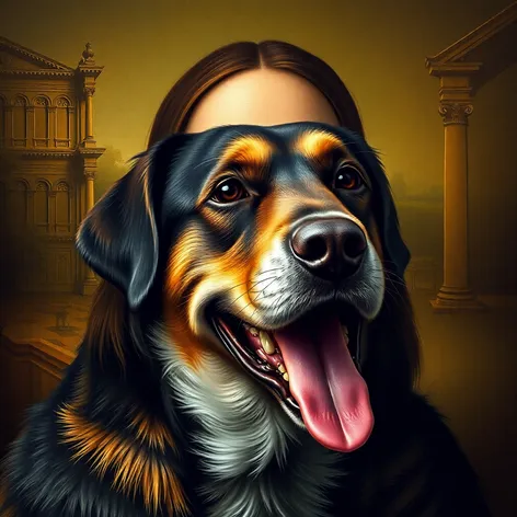 mona lisa dog