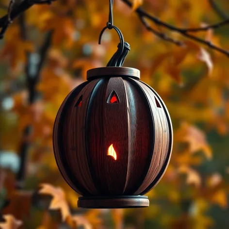 wood pumpkin lantern svg