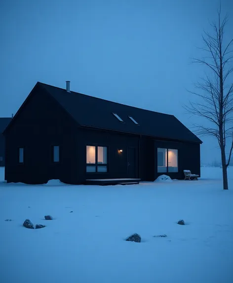 scandinavian black architecture