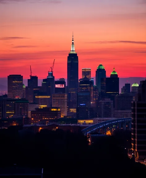 cleveland city skyline