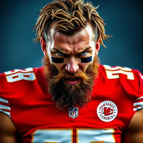 travis kelce hairy