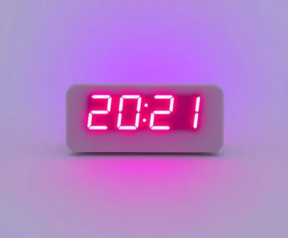 flip alarm clock counting