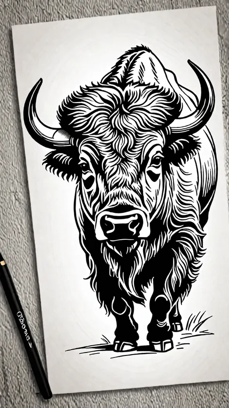 bison tattoo