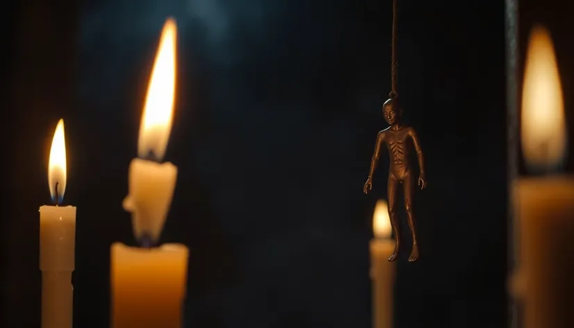 hanging man candle