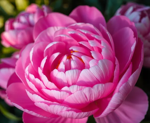 pink peony background