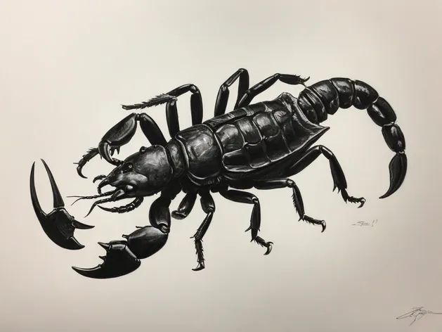 scorpion drawing