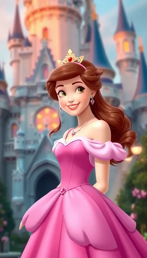 disney princess smiling