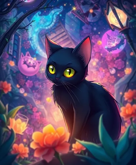 anime with black cat