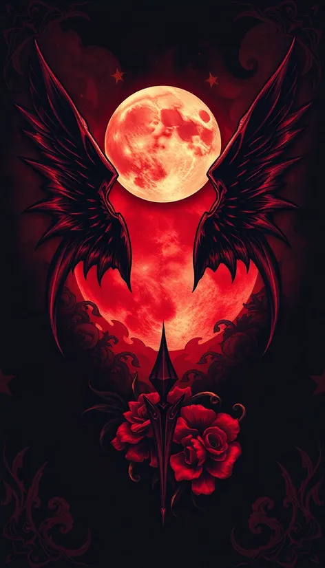 blood moon tattoo gallery