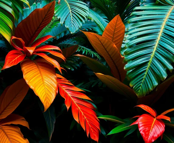 tropical leaves