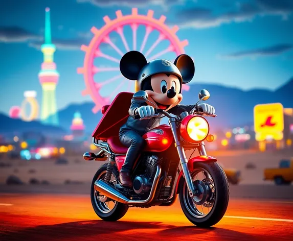 mickey mouse motorcycle