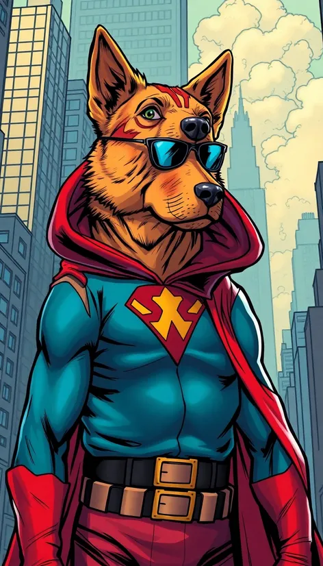 dog man superhero costume