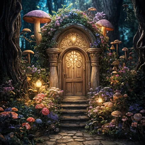 Fairy garden door with