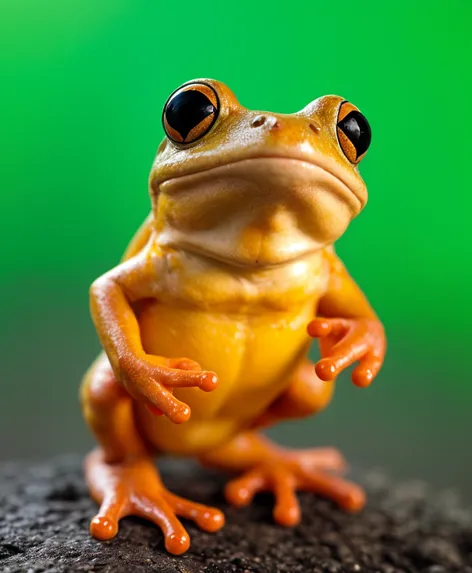 frog standing up