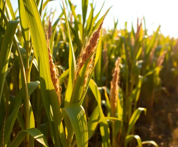 corn stalks