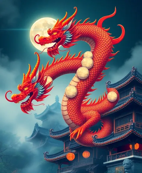 moon dragon chinese