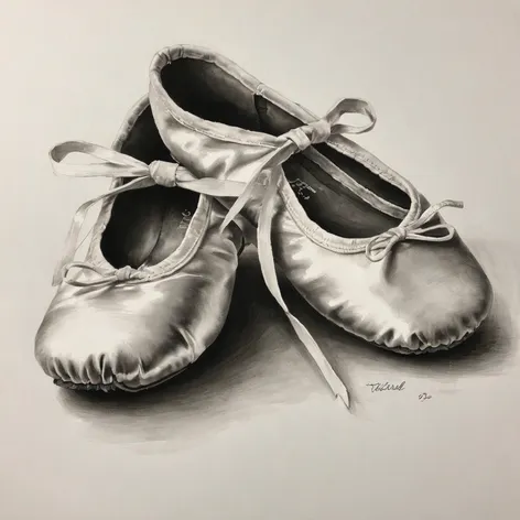 ballet shoes drawing