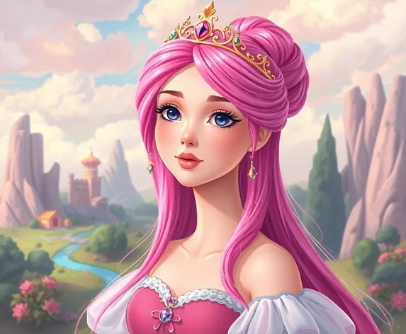 princess bubblegum realistic