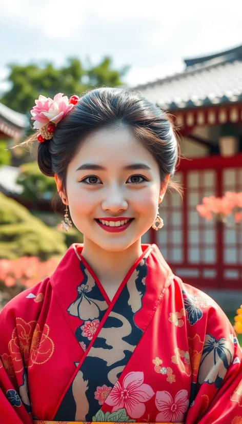 smiling japanese