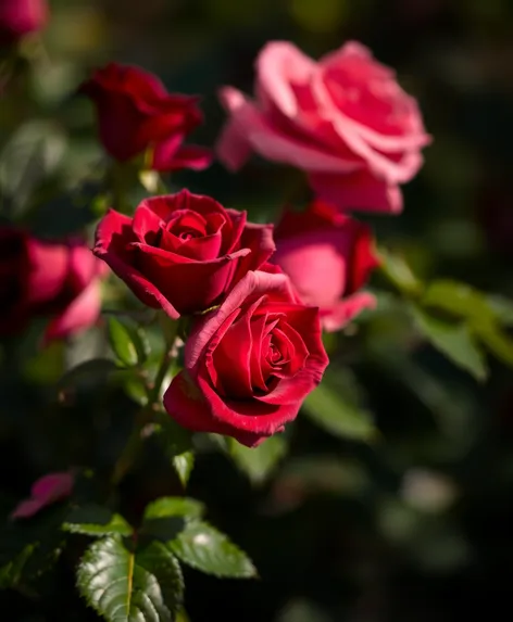 burgundy roses