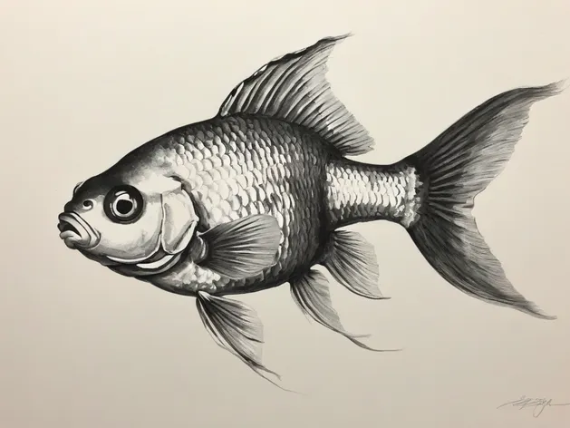 goldfish drawing