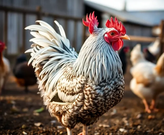 silver laced polish chicken