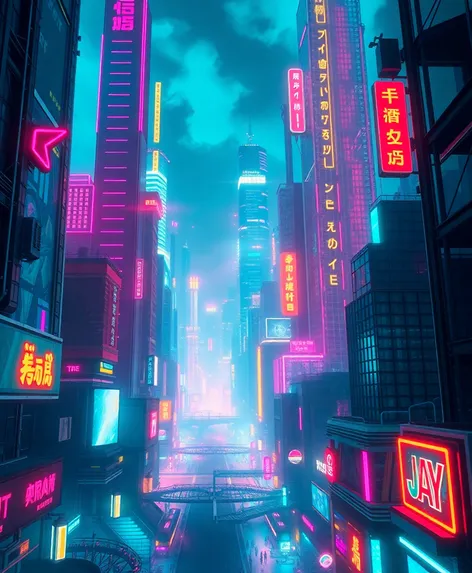 cyberpunk architecture