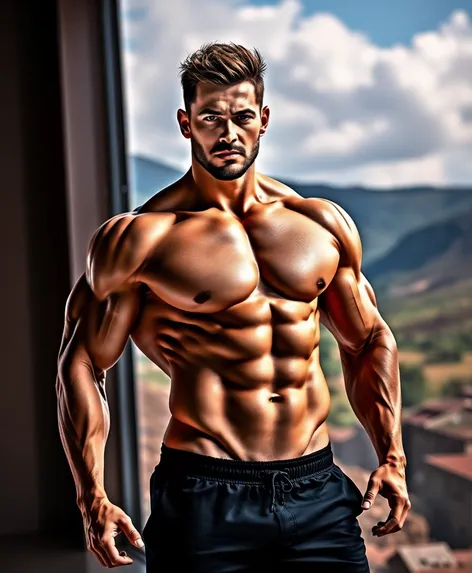 muscular man images