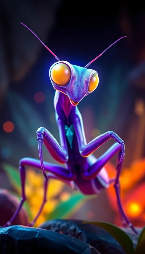 purple mantis animation