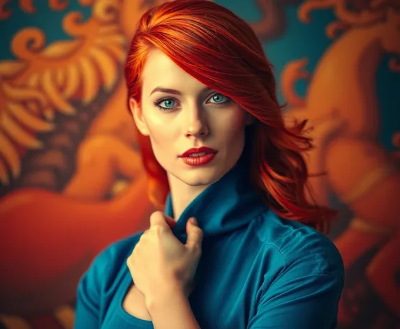 red head women