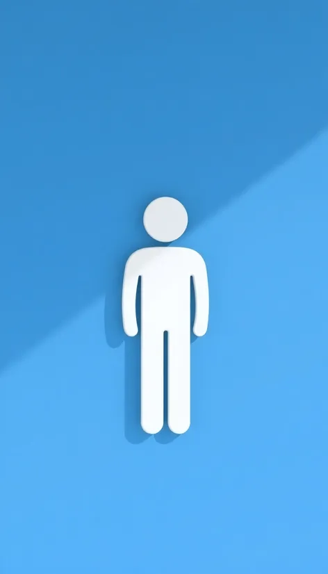 male bathroom sign figure