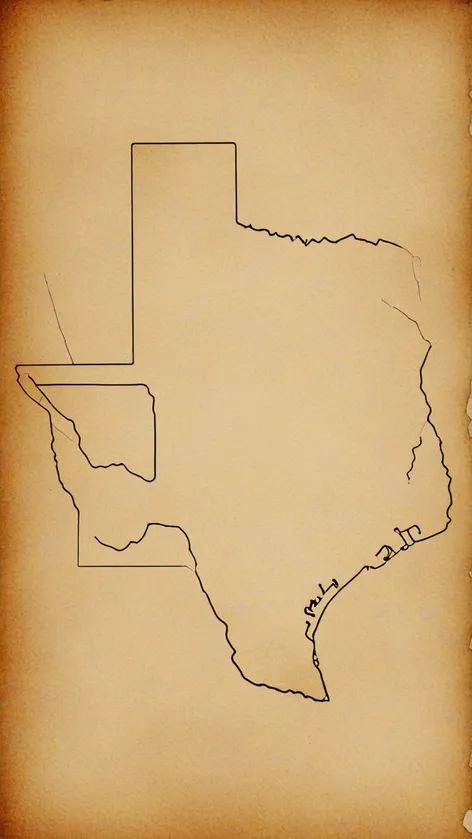 texas state outline