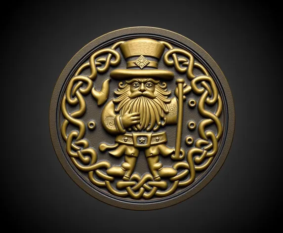 leprechaun medallion stl