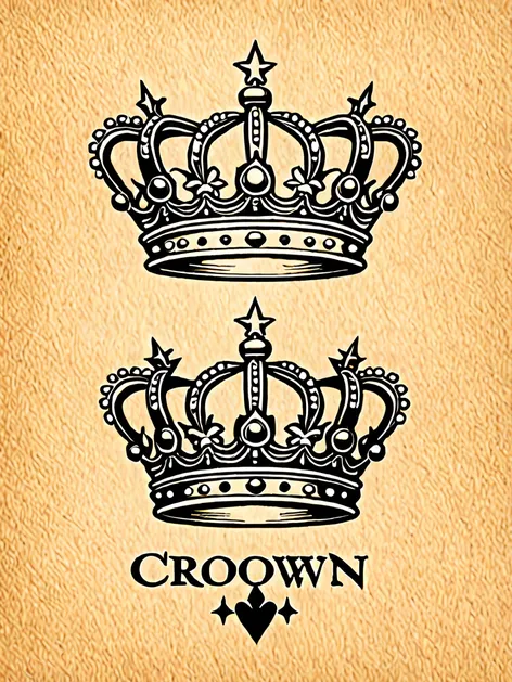 crown tattoos