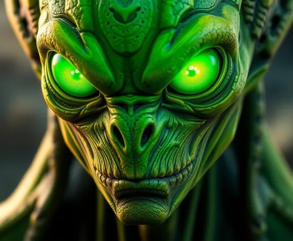 green humanoid