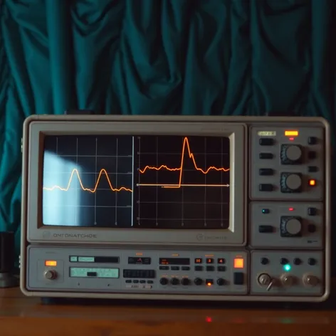 vintage oscilloscope visualizer