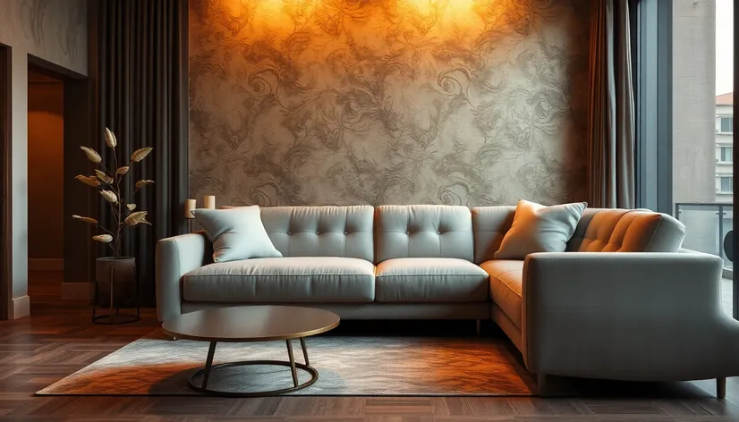 light gray couch