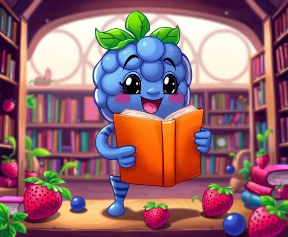 cartoon blueberry books strawberry