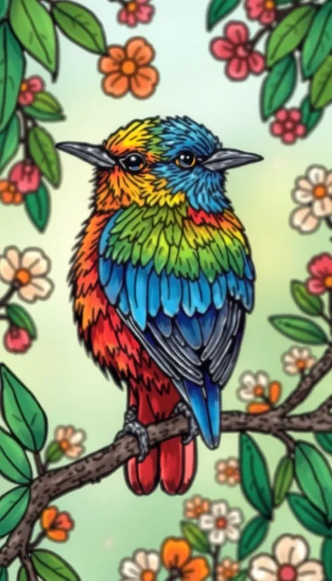 coloring sheets birds]