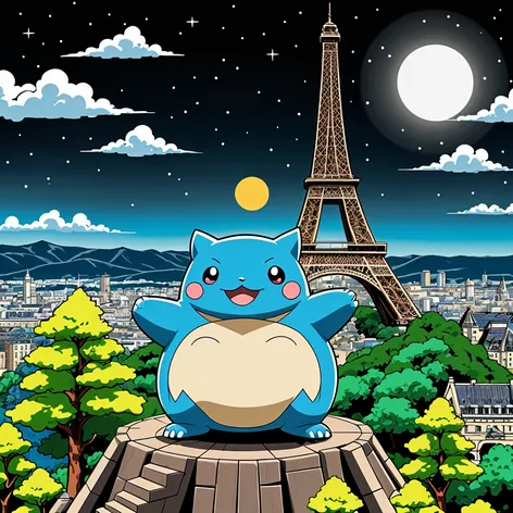 tree moutain snorlax on