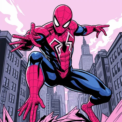 pink spiderman