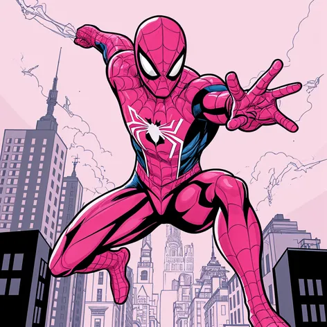 pink spiderman