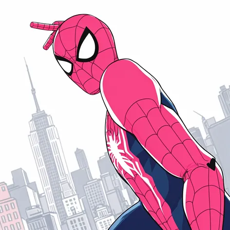 pink spiderman